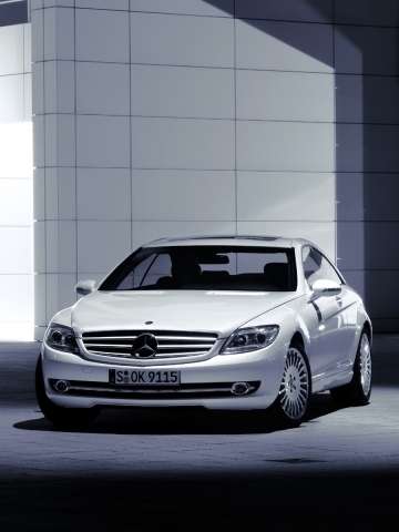 White Mercedes Wallpaper