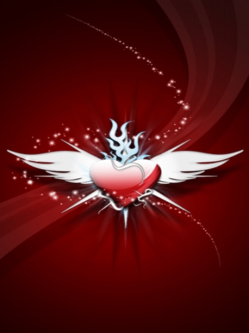 Winged Heart Wallpaper