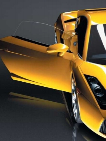 Yellow Lamborghini Gallardo Wallpaper