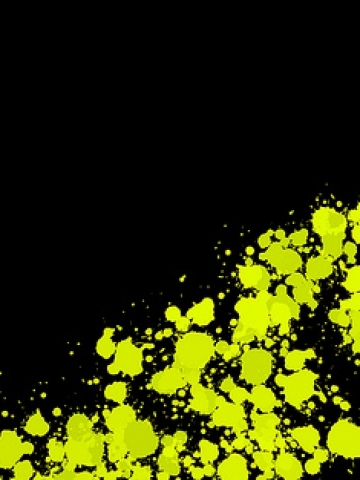 Yellow Splatter Wallpaper