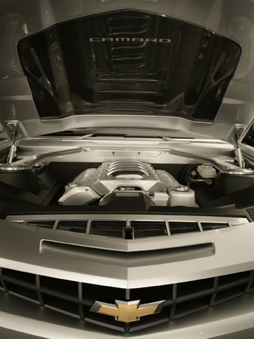 2010 Chevy Camaro Engine Wallpaper