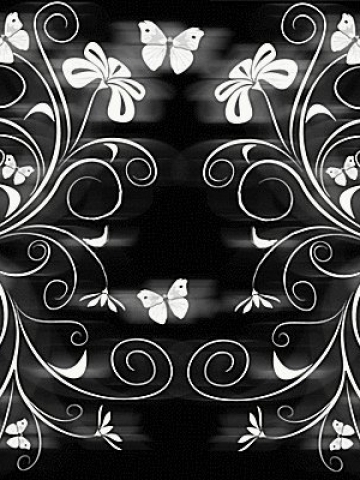 elegant butterfly spirals Wallpaper