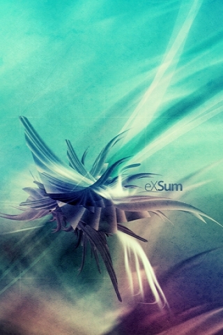 Abstract Flying Wallpaper