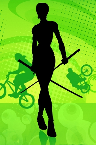 Abstract Silhouette Wallpaper