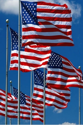 American Flags Wallpaper