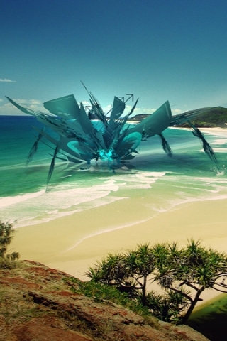 Art on the Beach Wallpaper