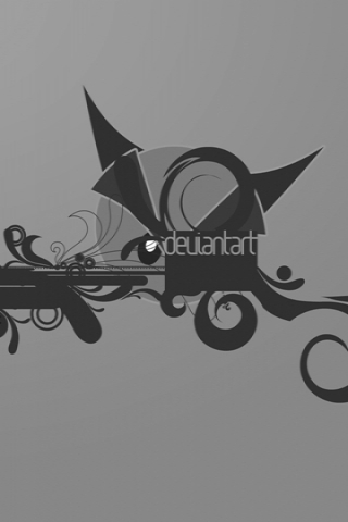 Black and Grey Art Wallpaper