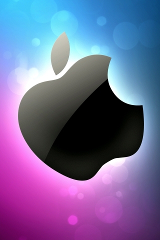 Bright Apple Logo Wallpaper