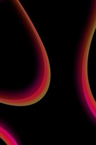 Colorful Swirls Black Background Wallpaper