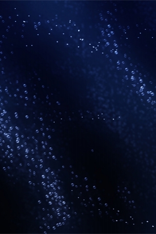 Dark Blue Bubbles Wallpaper