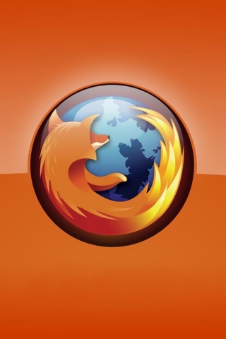 Orange Firefox Wallpaper