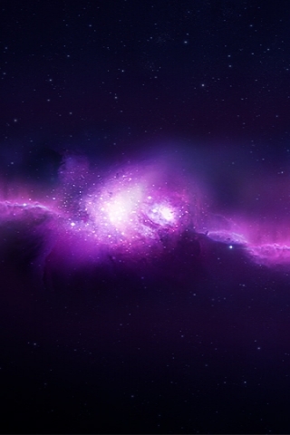 Pink Stars Space Wallpaper