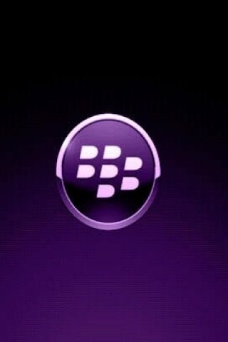Purple Blackberry Logo Wallpaper