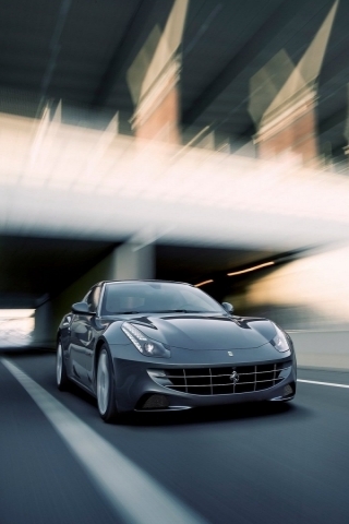 Silver Ferrari Wallpaper