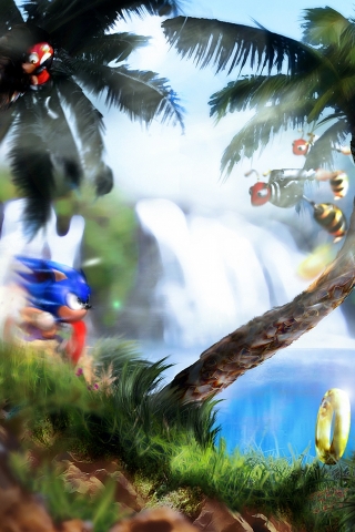 Sonic Running Wallpaper