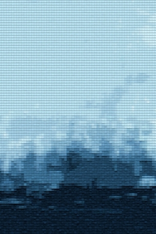 Tiny Blue Squares Wallpaper