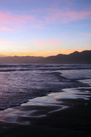 beach summer sunset Wallpaper