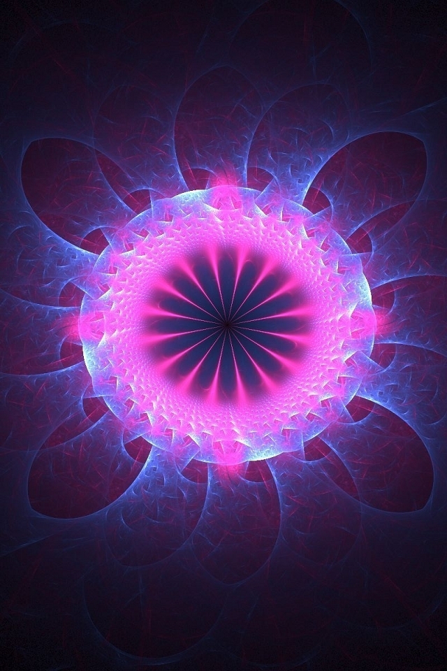 Purple Spiral Wallpaper