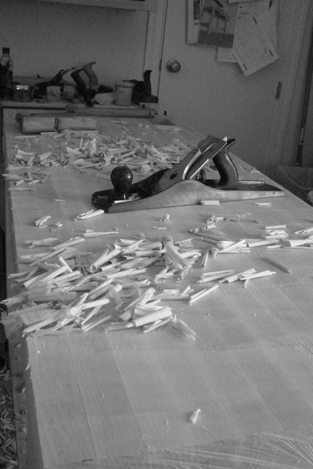 Wood Shavings Wallpaper