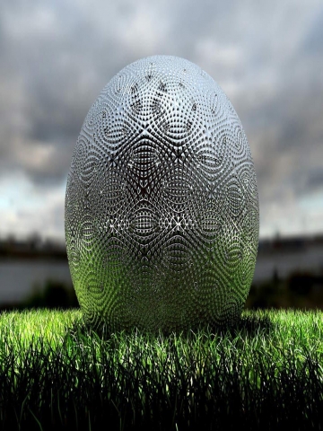 Silver Soccerball Wallpaper